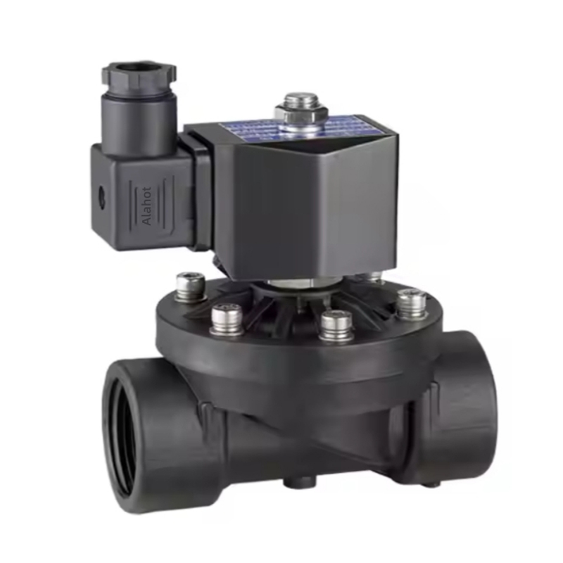 Injap Solenoid Bertindak Terus 2 Hala Plastik Nilon