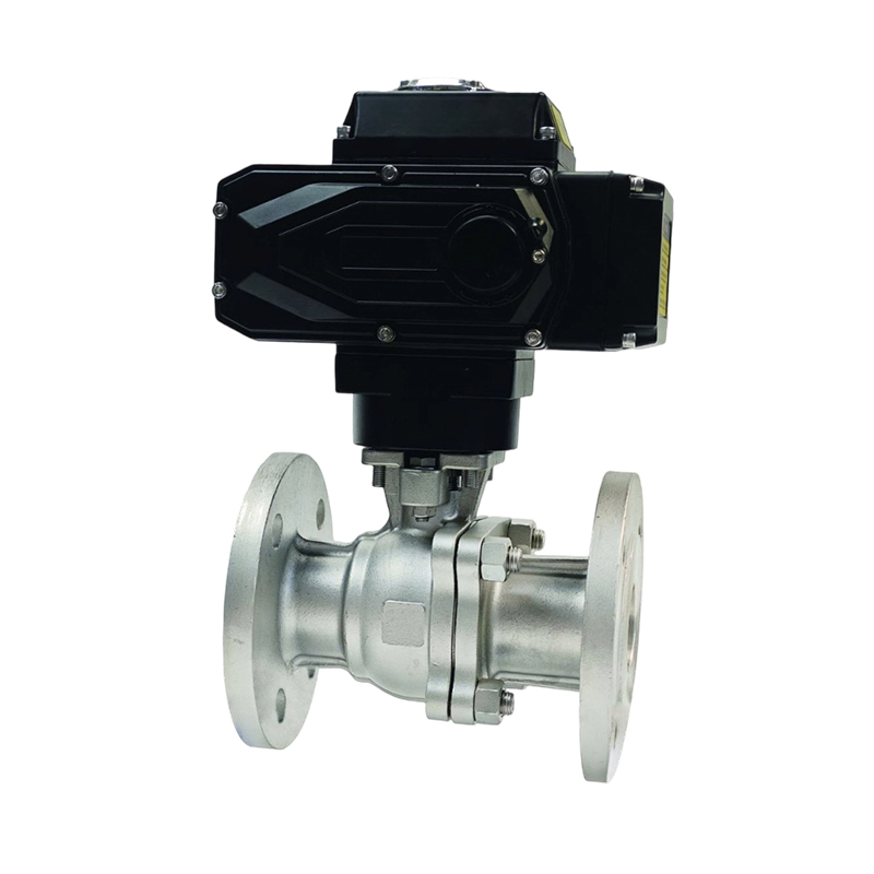 Injap Bebola Elektrik Loyang dengan Penggerak